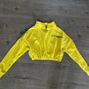 Polaroid crop sweatshirt